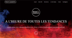 Desktop Screenshot of heureetmontres.com