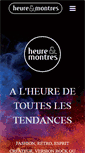 Mobile Screenshot of heureetmontres.com